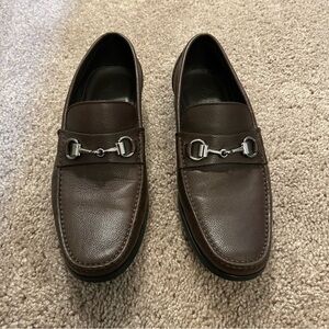 Monte Rosso Brown Leather Loafers Men’s Size 8.5 Made In Italy